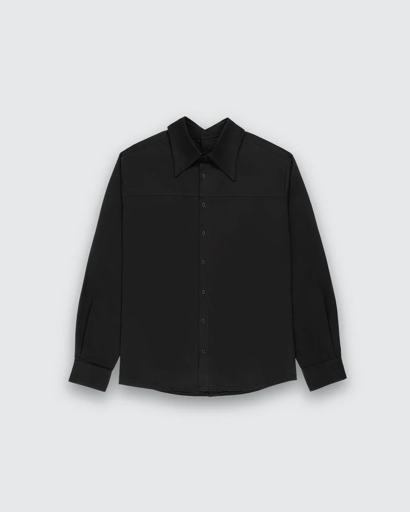 'NIKTO' double sided shirt black