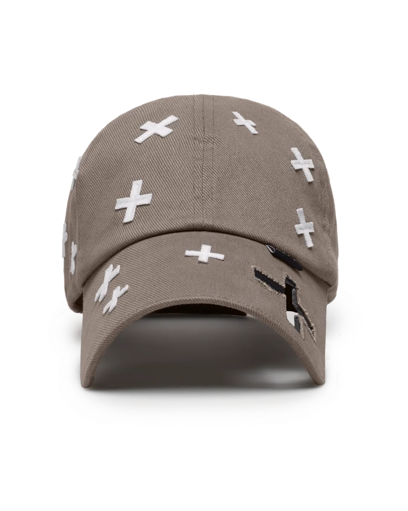 'plusplusplus' cap, brown