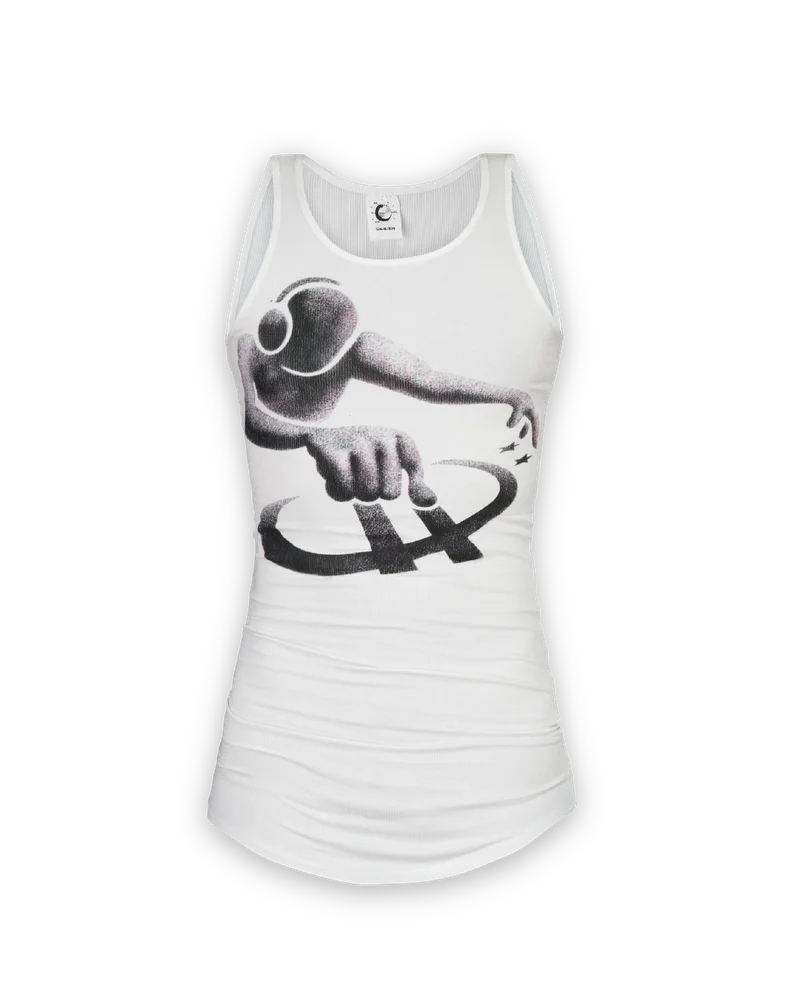 'ELF'1 men tank top, white