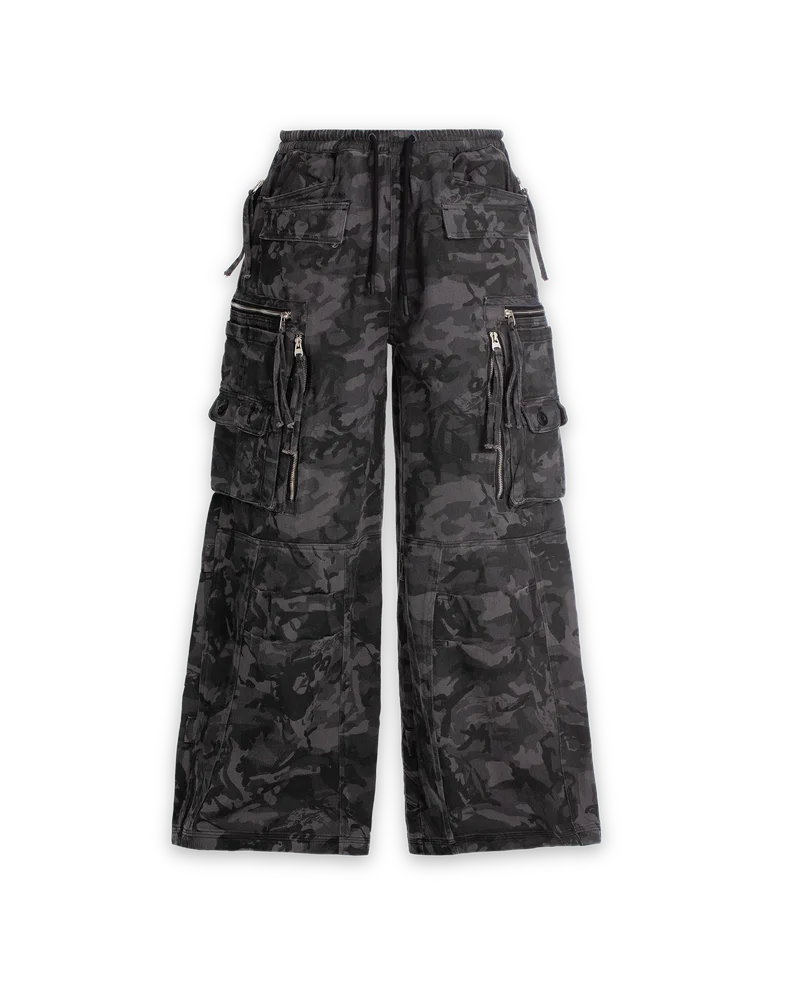 'MULTIP' cargo cumouflage pants, grey