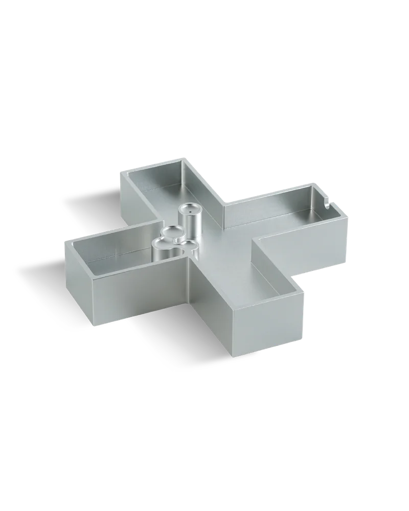 'CROSS' metal ashtray