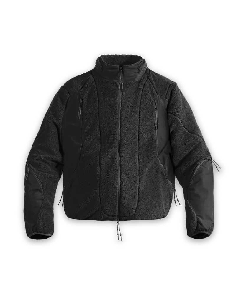'SPOTIFKA' light fleece jacket, black