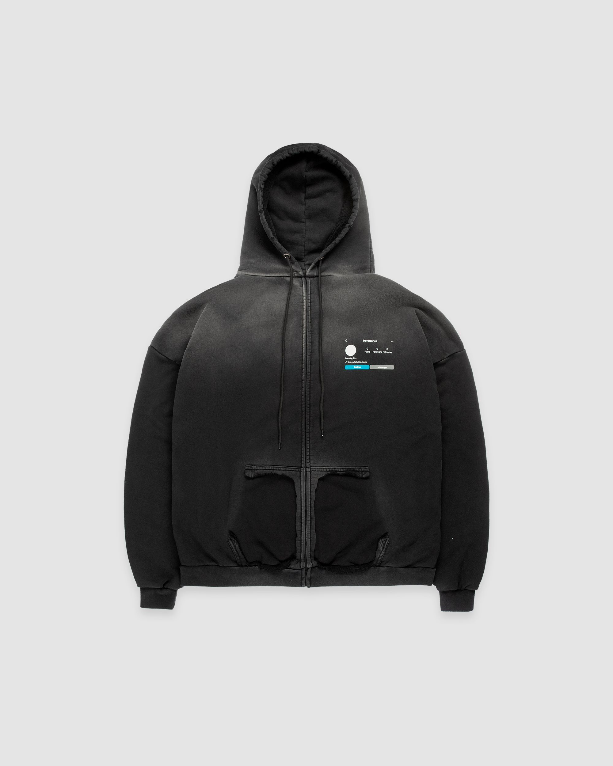 トップス GADID ANONIEM NICK BLACK Zip Up Hoodie GADID ANONIEM NICK BLACK Zip Up Hoodie 【公式通販】