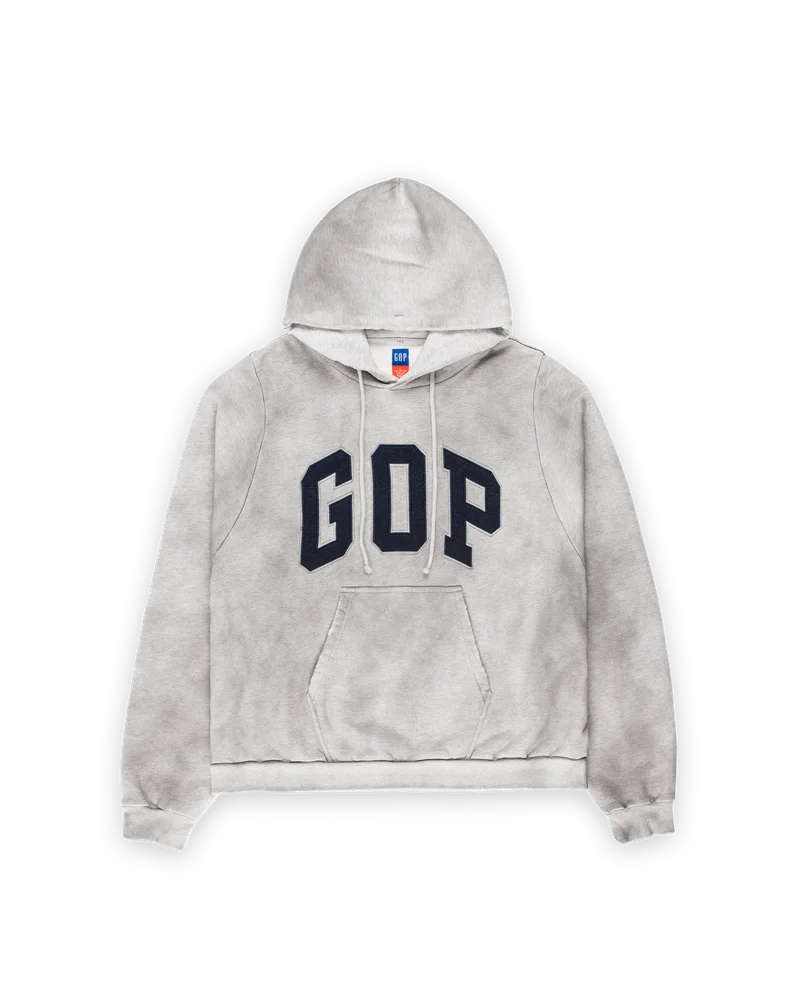 'GOP' hoodie, grey