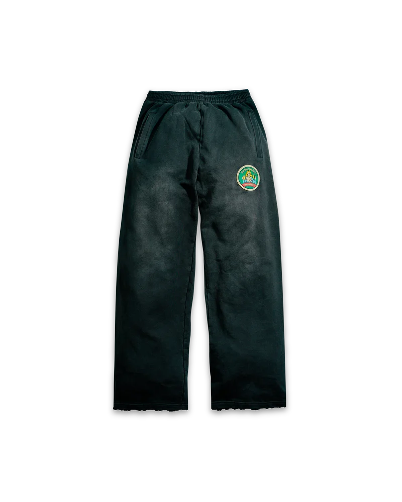 'BIERDECKEL' sweatpants, black